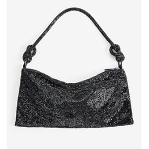 EXPRESS Rhinestone Knot Strap Slouch Bag